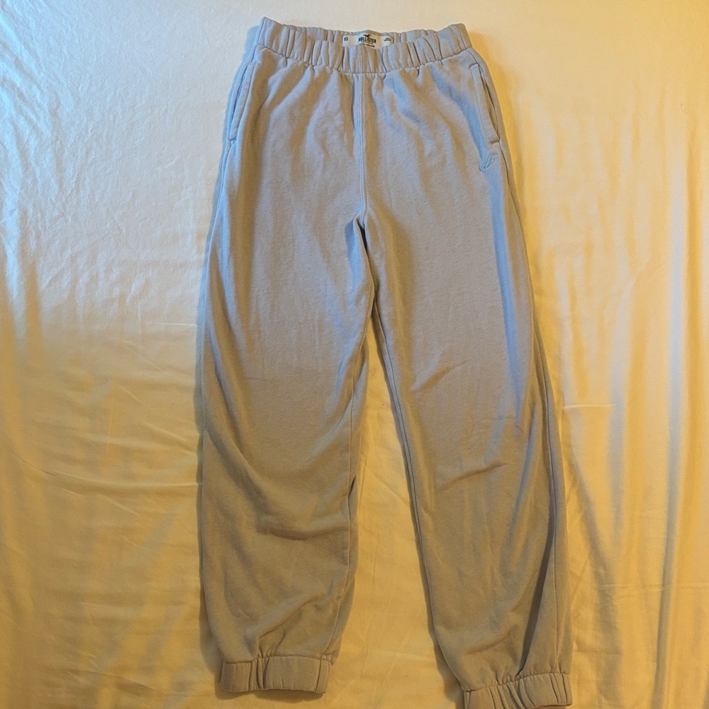 Hollister Women’s XS Sweatpants - Light Blue-Gray